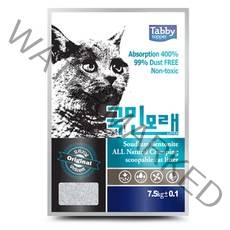 Tabby topper 국민모래 무향 7.5kg - 1박스(2포)