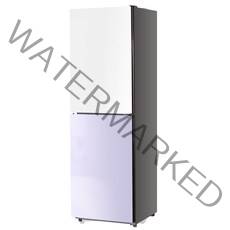 하이얼 글램 글라스 일반형냉장고 방문설치, 화이트 + 라벤더, HRP257MDWL