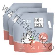 [아주 부드러운 입자] 집사공감 카사바+벤토 4.53L 고양이 모래 3봉, 단품