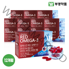 부광메디카 알래스카 미국산 레드오메가3, 360캡슐, 1250mg