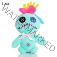 15cm 22cm 디즈니 애니메이션 릴로와 스티치 스크럼프 플러시 장난감 인형 스티치 부드러운 인형 장난감 어린이 선물봉제인형 문어인형 강아지인형 애착인형, 15cm 스크럼프