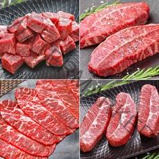 부채살 미국산 소고기 초이스 반찬 구이용 볶음용 국거리 수입 냉동 부챗살 골든미트, 2.큐브, 2kg, (400g)