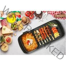 2in1 전골냄비 전기그릴 전기후라이팬 와이드그릴 캠핑용품 캠핑요리 판촉물선물 답례품 통신사사은품 전기, 상세페이지 참조
