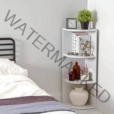 아이리스 코너 3단 수납장 CX-3C, 오프화이트