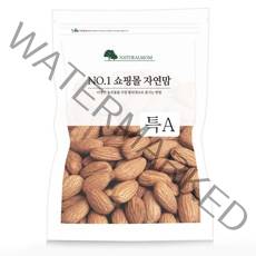 자연맘 구운 아몬드 특A, 1kg, 1개