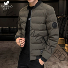 Sheffley겨울 패딩 남야구복 한국 스타일 쇼트 남자 경량 패딩점퍼 블루종