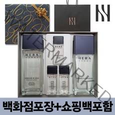 정품 헤라 옴므 베이직 2종 세트 남성 스킨 로션 (선물포장+쇼핑백 증정), 옴므 베이직 2종 (샘플3p+백화점포장+쇼핑백)