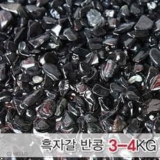 흑자갈 반콩알크기 3~4kg-어항 수족관 열대어 바닥재/헬로아쿠아