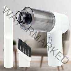 홈플래닛 휴대용 미니핸디 무선청소기 가정/차량용 (aka 머리카락 킬러), 화이트, HVC02