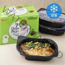 쉐푸드 세븐데이즈 5가지 나물 비빔밥 (냉동), 220g, 3개