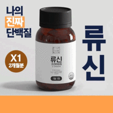 이상한약방 류신 루신 로이신 단백질 타블렛 아미노산 총 6000mg 60정 알약 형태 1통 2개월분, 1개