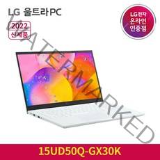 LG전자 12세대 울트라PC 15UD50Q-GX30K 인텔i3 128G 8G 사무용 노트북 추천, Free DOS, 8GB, 128GB, 코어i3, 스노우 화이트
