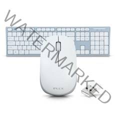 아이플렉스 무선 마우스키보드 세트 RK-3000C, 화이트