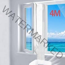 이동용에어컨 수냉식에어컨 이동식냉방기 차박에어컨 airlock window seal with zip for 휴대용 flexible cloth sealing seal 모바일, 4미터