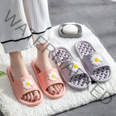 1+1 데이지 욕실화 욕실슬리퍼 미끄럼방지 예쁜 슬리퍼 화장실 odda, daisy(옐로우+블랙)