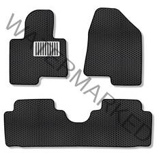 미소 이중 벌집 카매트 일반형 + 메탈 레이싱 발판 패드, 투싼ix2 2013.4~2015.2