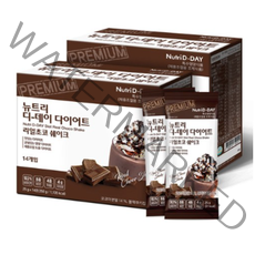 뉴트리디데이 다이어트 쉐이크 리얼초코 14포, 2개, 25g x 14포