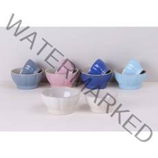 [남대문혼수]로얄베일샤롯데 공기1p대접1p세트, 비스크