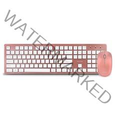 아이리버 2.4G 무선 키보드 + 마우스 세트 IR-WMK5000P, 로즈골드