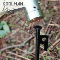 KOOLMAN(쿨맨) 블랙 단조 타프 팩 (10개), 블랙 단조팩 40cm, 10개