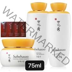 (빠른배송)설화수 자음수+자음유액+75ml 탄력크림 단품+(진설에센스 4매 추가증정)유통기한 2024년10월