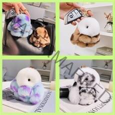 귀여운 토끼인형 열쇠고리12종, 3번+9번, 10cm
