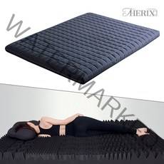 더릭스홈 기절 7존 마약매트리스 침대 접이식 바닥 토퍼 수면매트, 7존 마약매트리스(6cm)+폴리겉커버 핑크