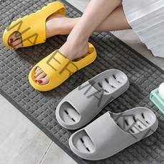 1+1 프리미엄 논슬립 물빠짐 욕실화 층간소음방지 실내화 슬리퍼 6color, 그레이(남성용~275), 그레이(남성용~275)