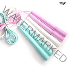 콩꼬물마켓 김수열줄넘기 골드 플러스 다이어트 성인용 긴줄 줄넘기, 화이트