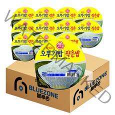 [블루존] 맛있는 오뚜기밥 130g x 12개입, 12개