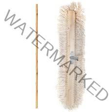 월드크린 강당걸레 90cm + 나무자루 세트, 1세트