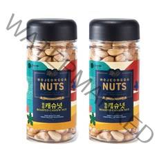 호정가 넛츠 볶음캐슈넛 원통, 2개, 180g