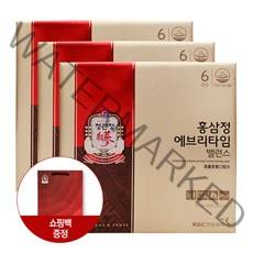 정관장 홍삼정 에브리타임 밸런스 30포X3개+쇼핑백X3개, 단품, 단품