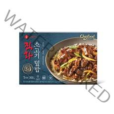 [롯데푸드] 쉐푸드 직화소고기덮밥 300gx6개, 1세트