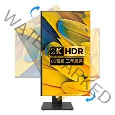 27인치모니터 4K 디스플레이 HDR 초박형 세로회전, 27인치 2K회전