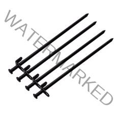 앤트 스틸 단조 텐트팩 40cm, 블랙, 4개입