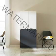 장인가구 스페이스 광폭 800 주방수납장, 진그레이