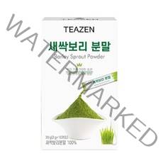 티젠 새싹보리 분말 10T 국내산 라떼 요거트 건강차