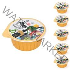 퓨퓨 고양이 간식 미니캔 황태 50g, 황태 + 참돔 혼합맛, 6개