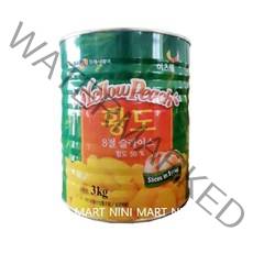 이츠웰 황도 3kg 복숭아 과일통조림 황도통조림 캔 슬라이스황도, 1