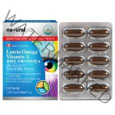 내츄럴플러스 루테인 오메가 비타민A, 60캡슐, 1개