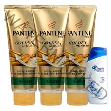 팬틴 엑스트라볼륨 트리트먼트 220ml x 3p + 딥 클린 샴푸, 1세트