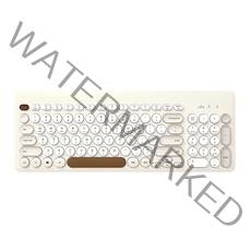 아이노트 멀티 페어링 블루투스 키보드, 일반형, X-KEY 96RB, 크림
