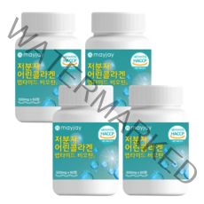 어린콜라겐 식약처인증 저분자콜라겐 펩타이드 비오틴 피쉬콜라겐 알약/캡슐 범용(패밀리), 60정, 4개