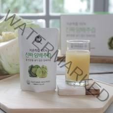 [김재식헬스푸드] 저온 착즙한 양배추즙 100ml 30팩 (1박스), 1박스