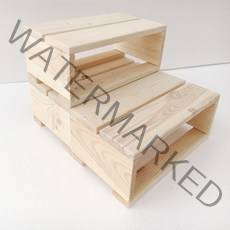 아키아 나무계단 발판 스텝 블럭, 원목