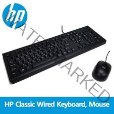 HP 비지니스용 유선 USB 키보드+마우스 세트 SK-2086 키보드 마우스 세트