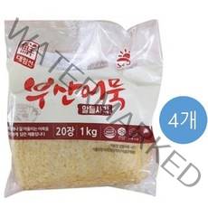 대림선 사조 부산어묵 알뜰사각 1kg X 4개, 1000g