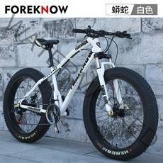 풀샥 MTB 자전거 고급 오프로드 두꺼운 타이어, 디자인 1_30단_26 인치