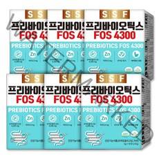 순수식품 프리바이오틱스 FOS4300 6박스(180포) 아연 프락토올리고당, 5g, 180개